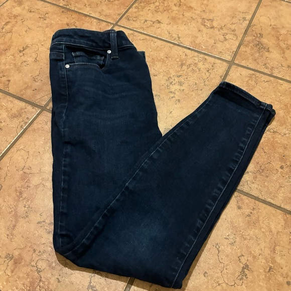 Paige dark wash skinny jeans size 27 - Picture 1 of 5